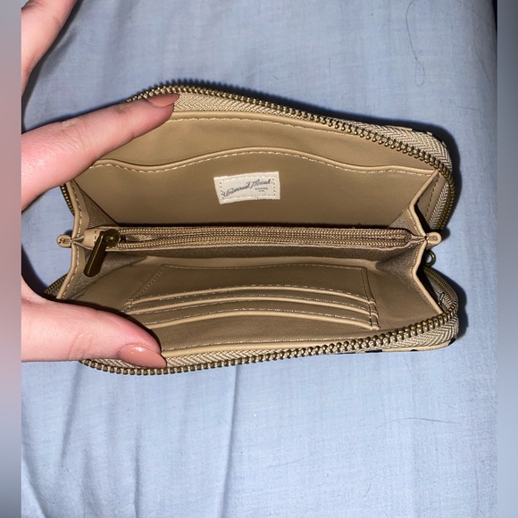 Tan and Black Animal Print wallet; roughly 3.5” by 6”. - Picture 3 of 3